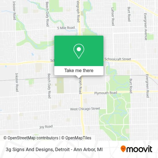 3g Signs And Designs map