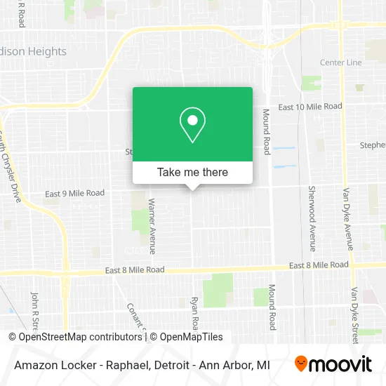 Amazon Locker - Raphael map
