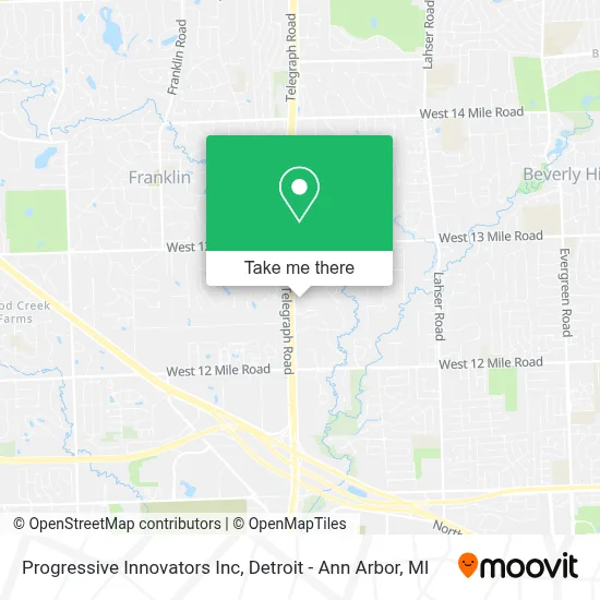 Progressive Innovators Inc map