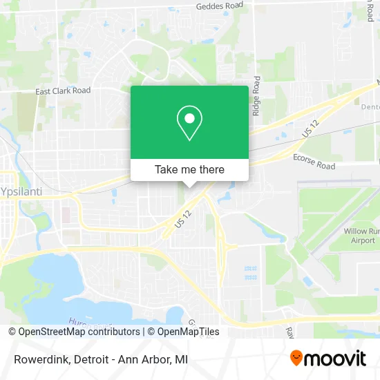 Rowerdink map