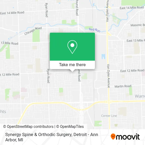 Synergy Spine & Orthodic Surgery map