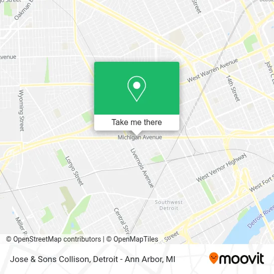 Jose & Sons Collison map