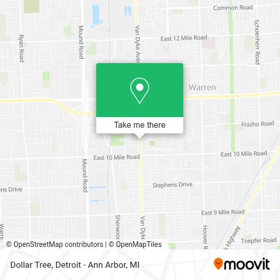 Dollar Tree map