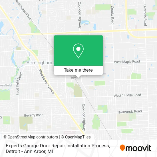 Experts Garage Door Repair Installation Process map