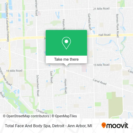 Total Face And Body Spa map