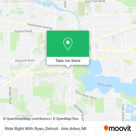 Ride Right With Ryan map