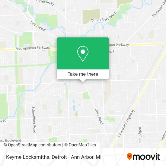 Keyme Locksmiths map