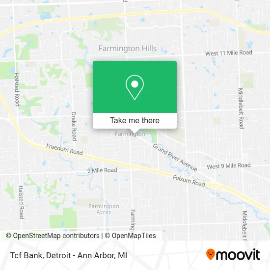 Tcf Bank map