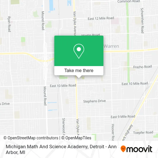 Michigan Math And Science Academy map