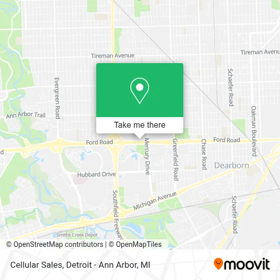 Cellular Sales map