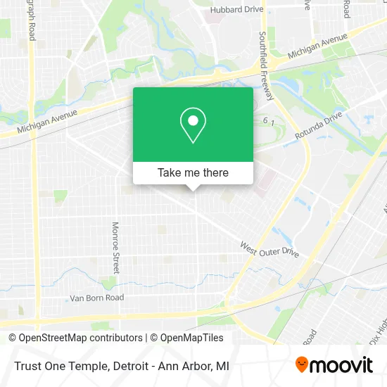 Trust One Temple map