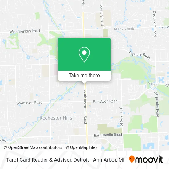 Tarot Card Reader & Advisor map