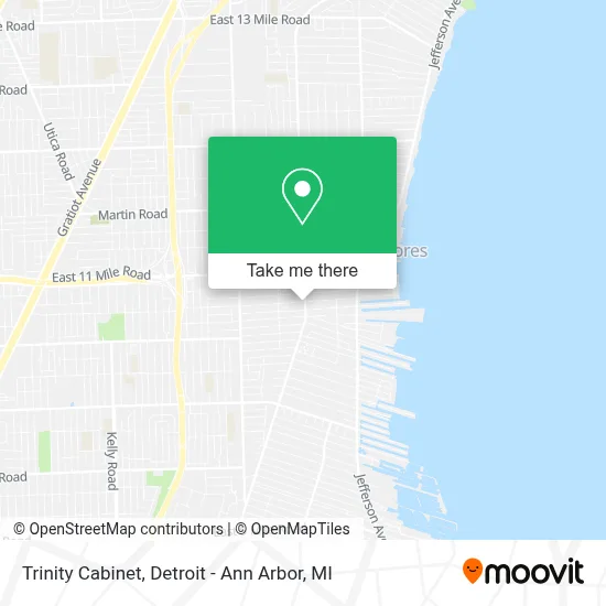 Trinity Cabinet map