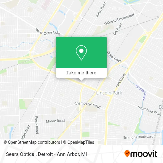 Sears Optical map