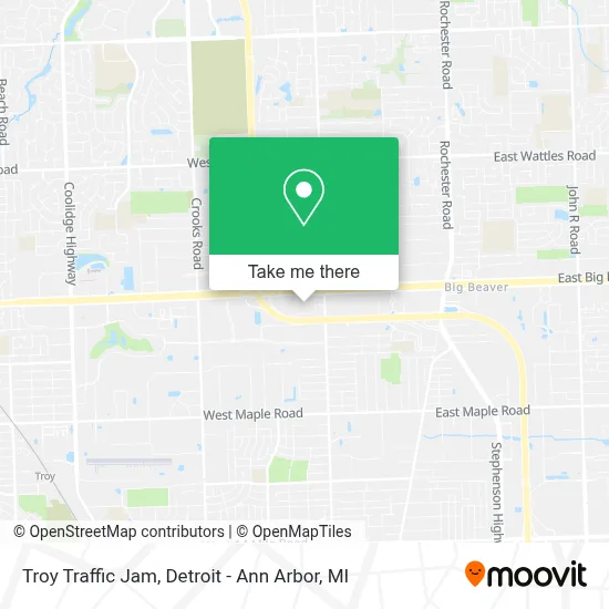 Troy Traffic Jam map
