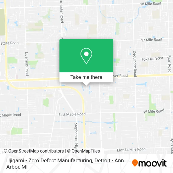 Ujigami - Zero Defect Manufacturing map