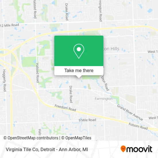 Virginia Tile Co map