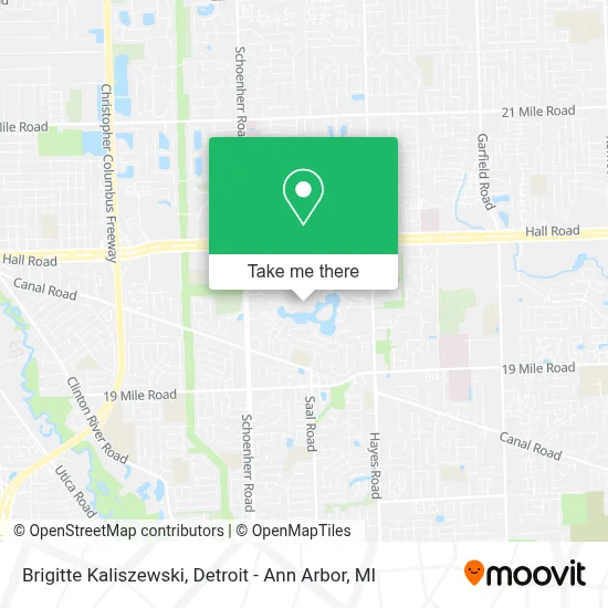 Brigitte Kaliszewski map