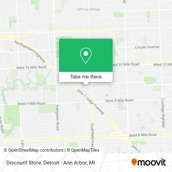 Discount Store map
