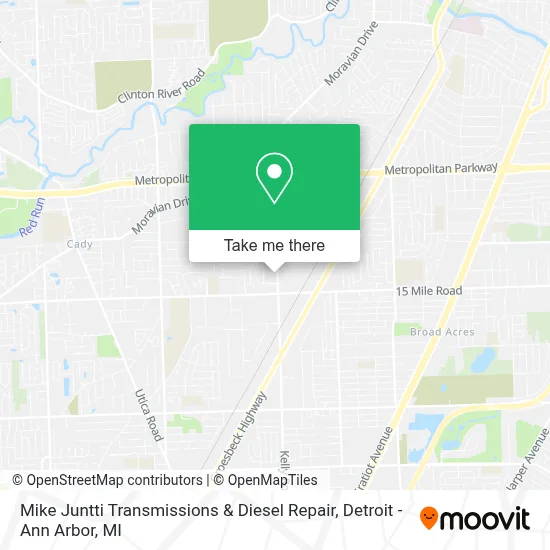 Mike Juntti Transmissions & Diesel Repair map