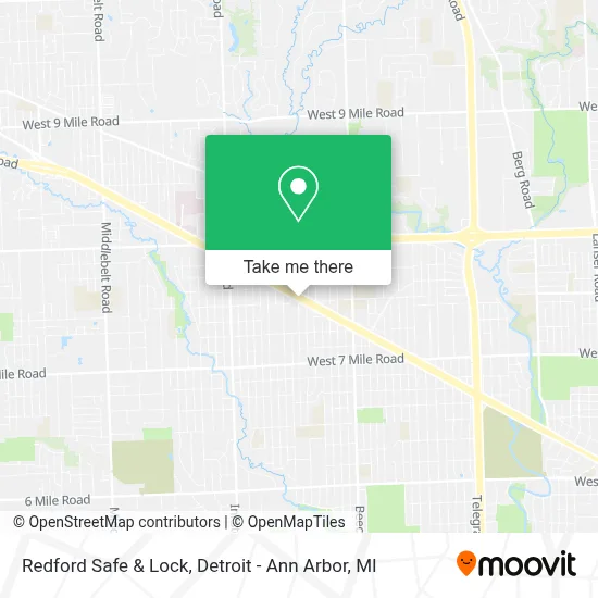 Redford Safe & Lock map