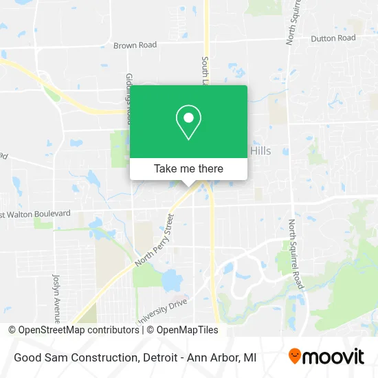 Good Sam Construction map