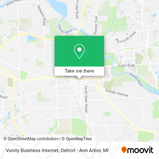 Vunity Business Internet map
