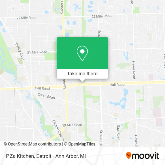 P.Za Kitchen map