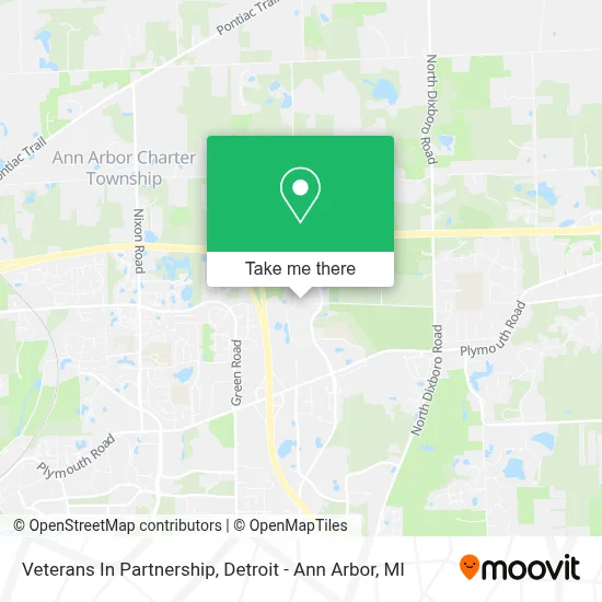 Veterans In Partnership map