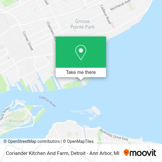Coriander Kitchen And Farm map
