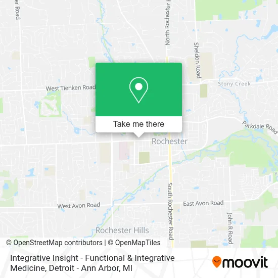 Integrative Insight - Functional & Integrative Medicine map