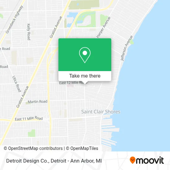 Detroit Design Co. map
