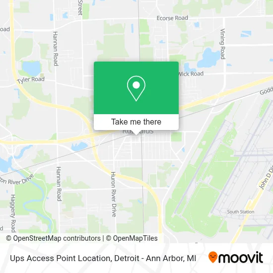 Ups Access Point Location map