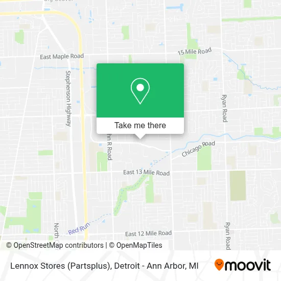 Lennox Stores (Partsplus) map