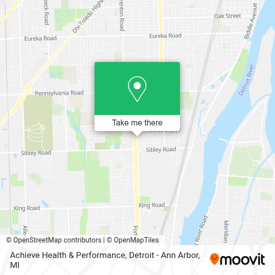 Achieve Health & Performance map