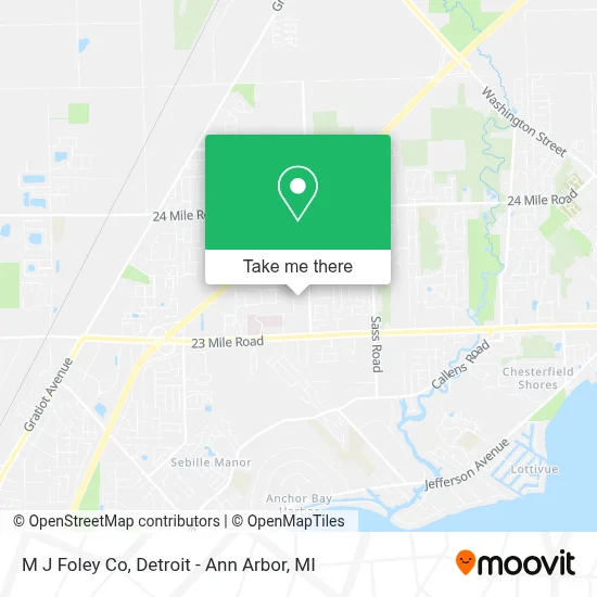 M J Foley Co map