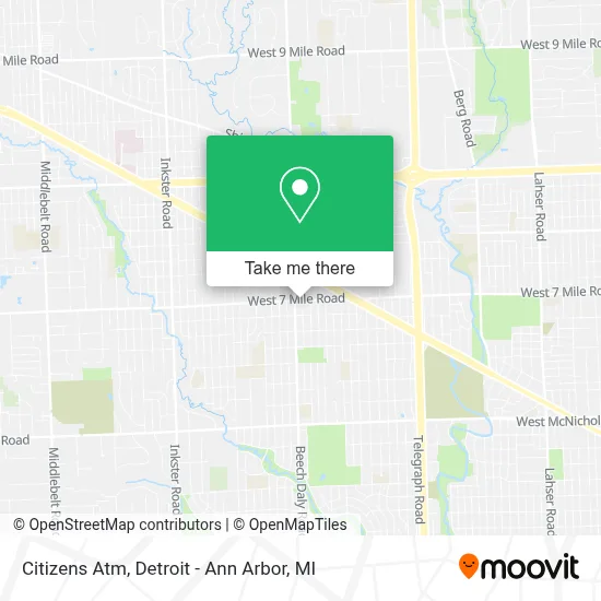Citizens Atm map
