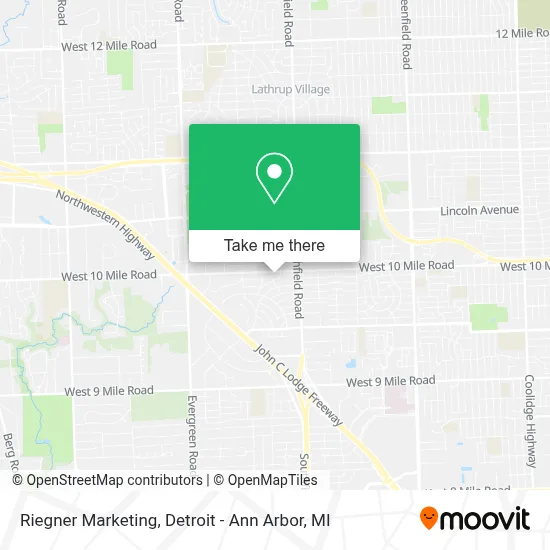 Riegner Marketing map