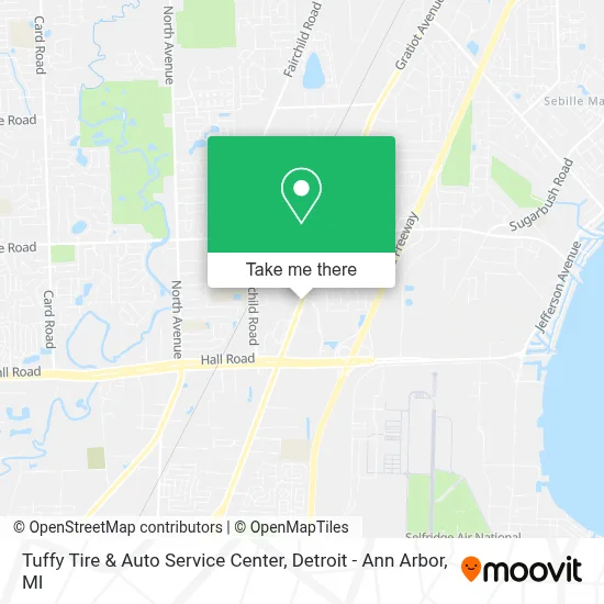 Tuffy Tire & Auto Service Center map