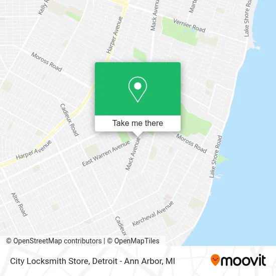 City Locksmith Store map