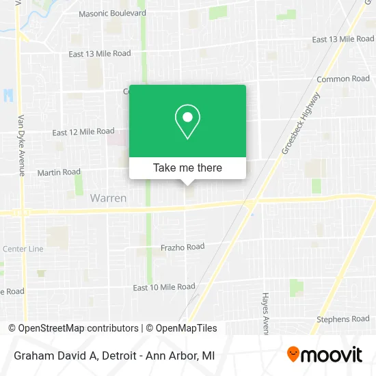 Graham David A map