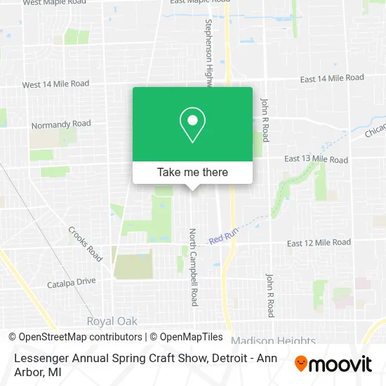 Lessenger Annual Spring Craft Show map