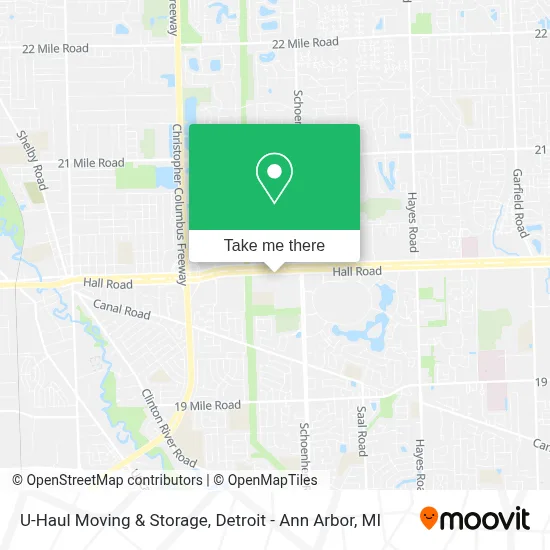 U-Haul Moving & Storage map