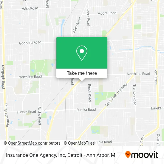 Insurance One Agency, Inc map