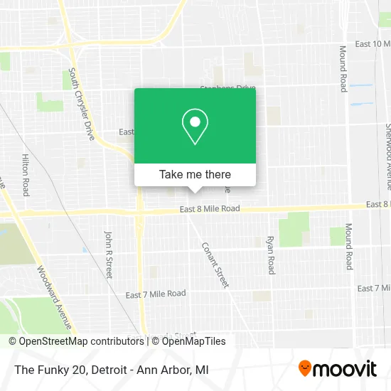 The Funky 20 map