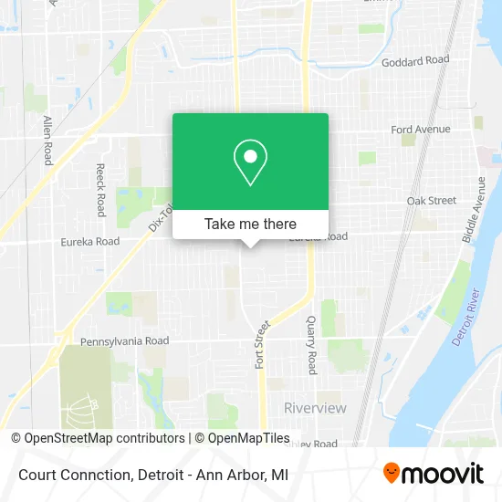 Court Connction map