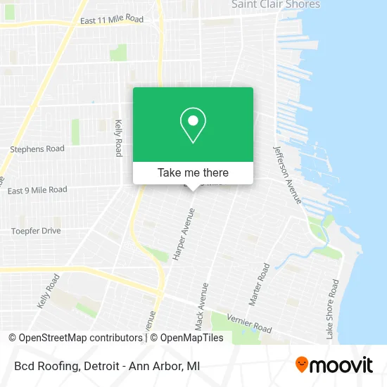 Bcd Roofing map