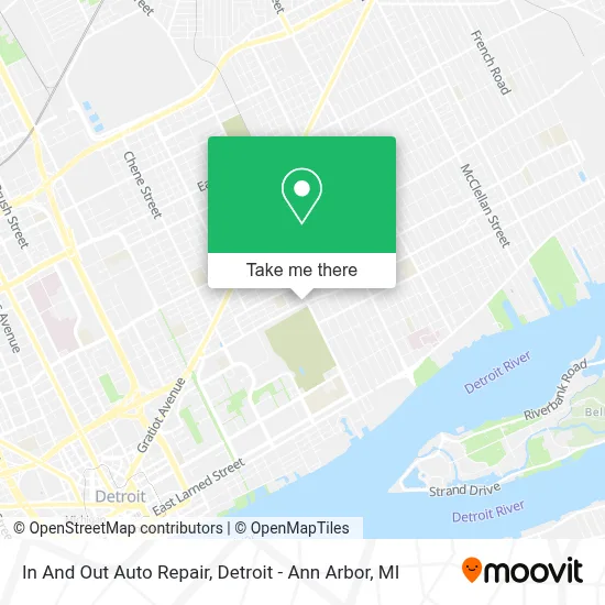 In And Out Auto Repair map