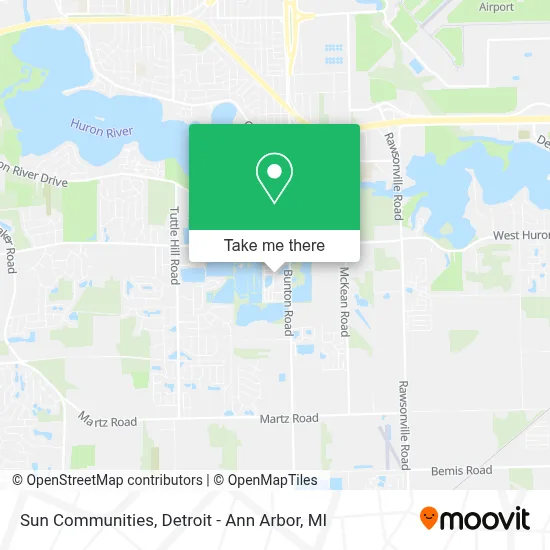 Sun Communities map