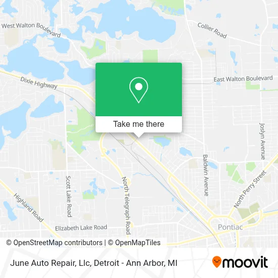 June Auto Repair, Llc map